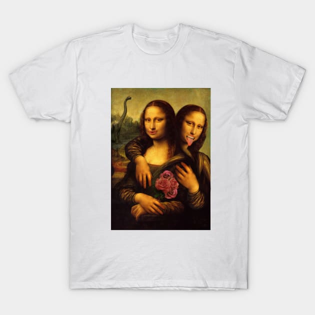 Monalisa Twins T-Shirt by barmalisiRTB